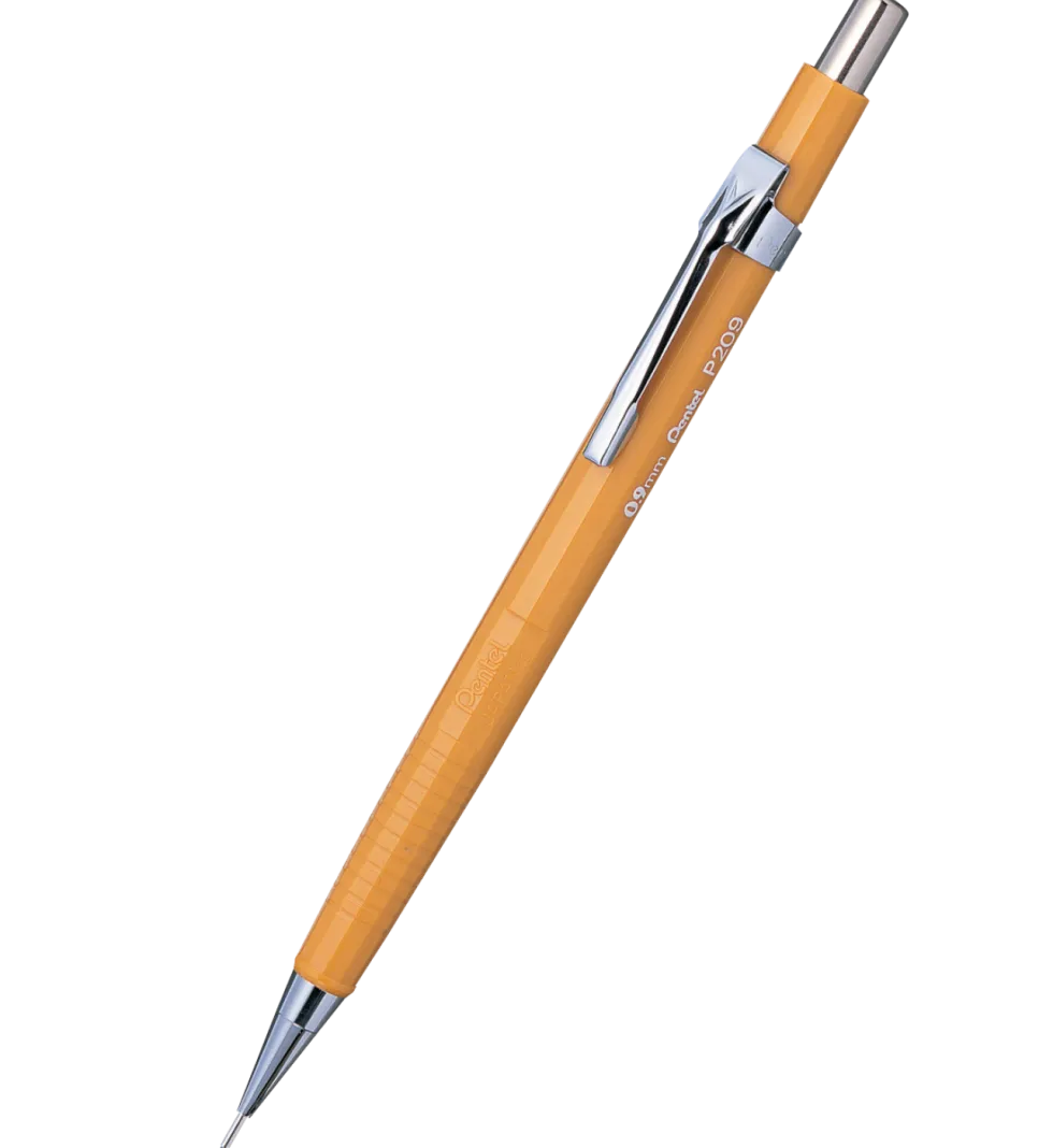 Ołówek automatyczny P209 - Pentel - żółty, 0,9 mm