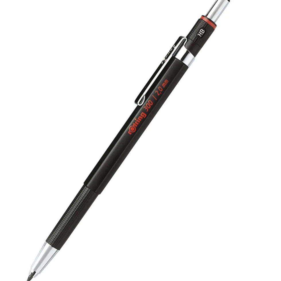 Ołówek automatyczny 300 - Rotring - czarny, 2 mm