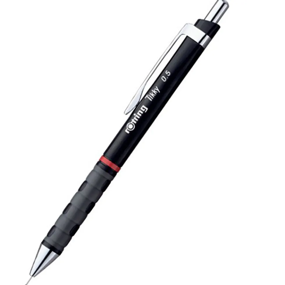 Ołówek automatyczny Tikky III - Rotring - Black, 0,5 mm