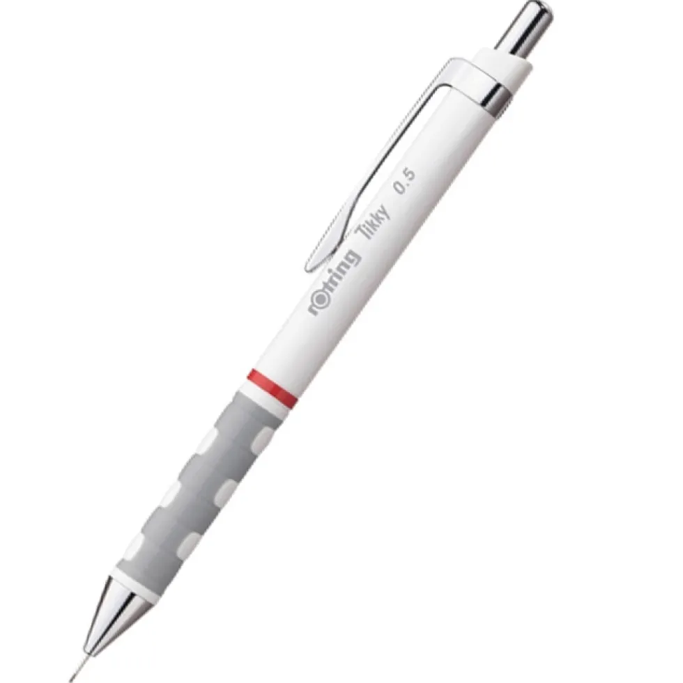 Ołówek automatyczny Tikky III - Rotring - White, 0,5 mm
