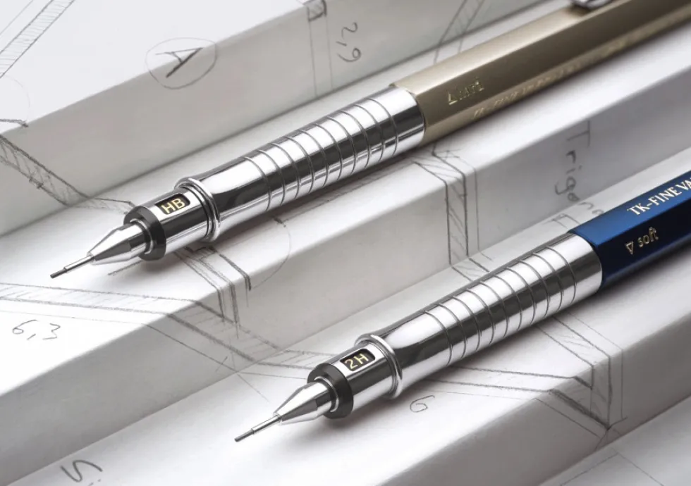 Ołówek automatyczny TK-Fine Vario L - Faber-Castell - Champagne Gold, 0,7 mm, HB