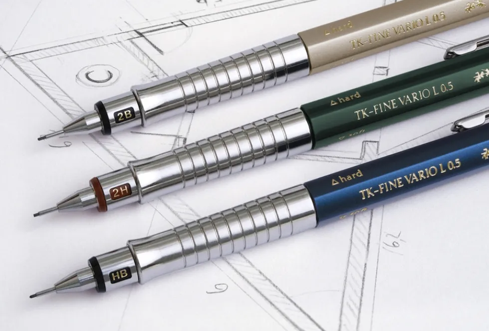 Ołówek automatyczny TK-Fine Vario L - Faber-Castell - Green, 1 mm, HB