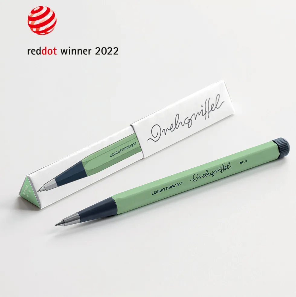 Ołówek Drehgriffel Nr. 2 - Leuchtturm1917 - White, 0,7 mm, HB