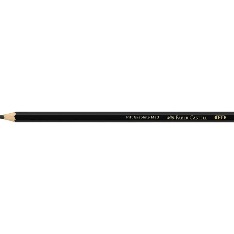 Ołówek grafitowy Pitt Graphite Matt - Faber-Castell - 12B