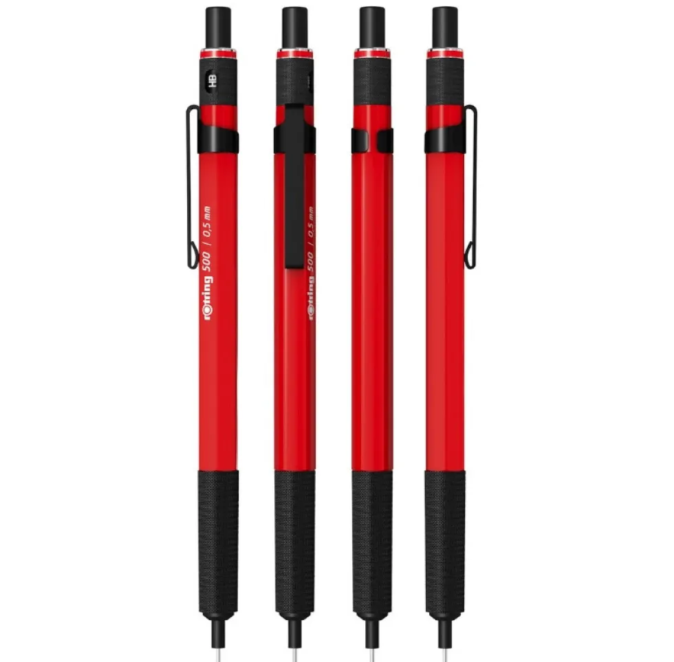 Ołówek grawitacyjny 500 - Rotring - Red 0,5 mm
