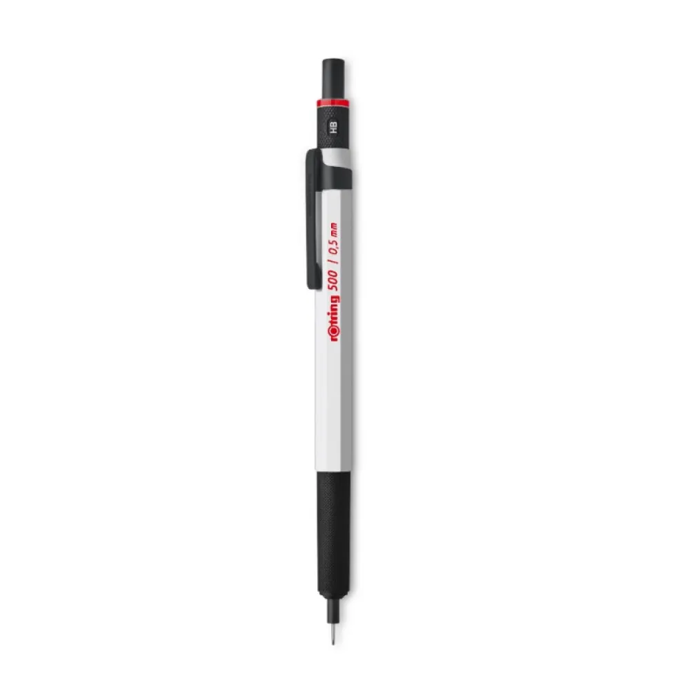 Ołówek grawitacyjny 500 - Rotring - White 0,5 mm