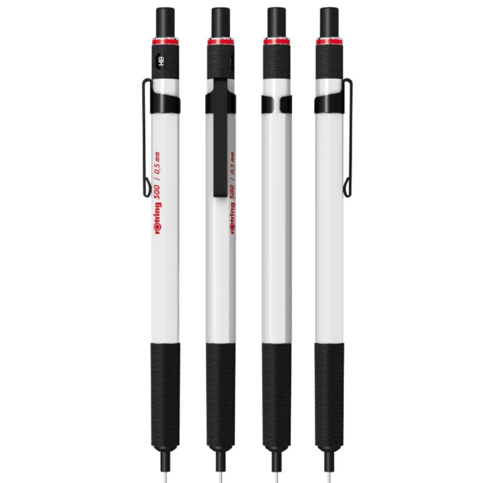 Ołówek grawitacyjny 500 - Rotring - White 0,5 mm