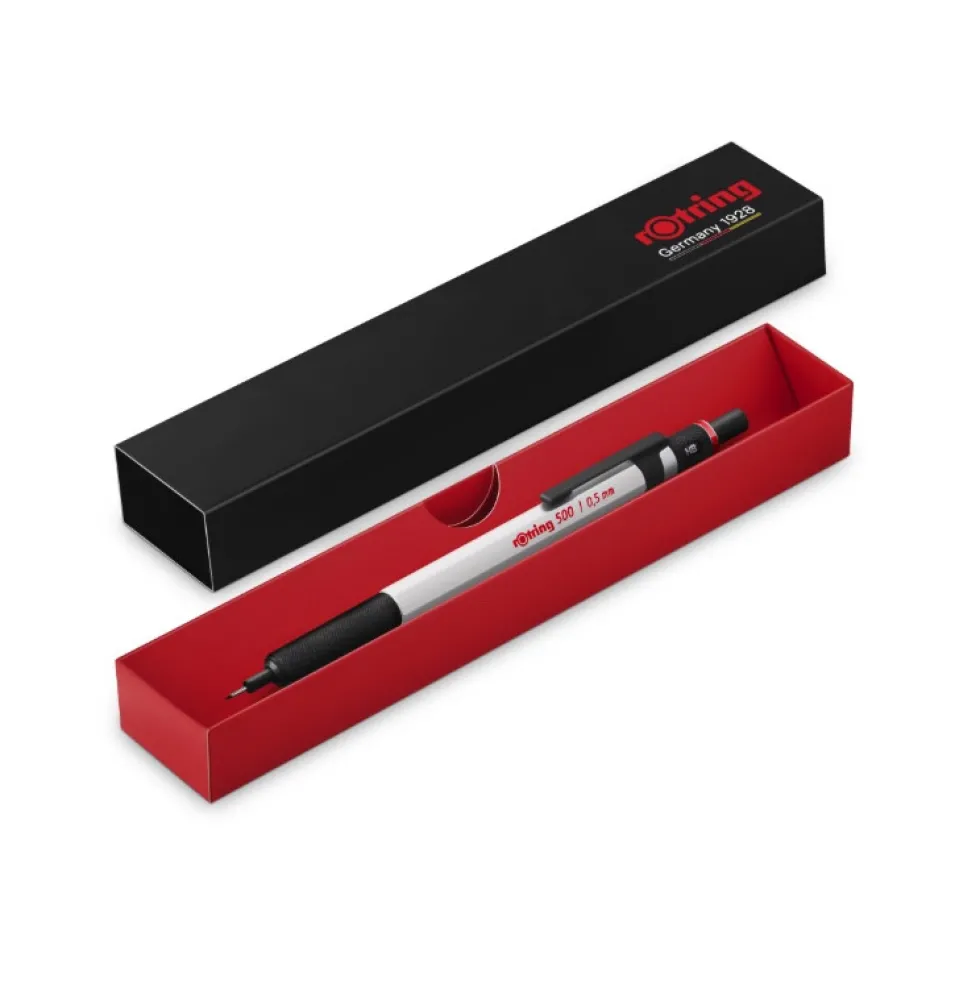 Ołówek grawitacyjny 500 - Rotring - White 0,5 mm