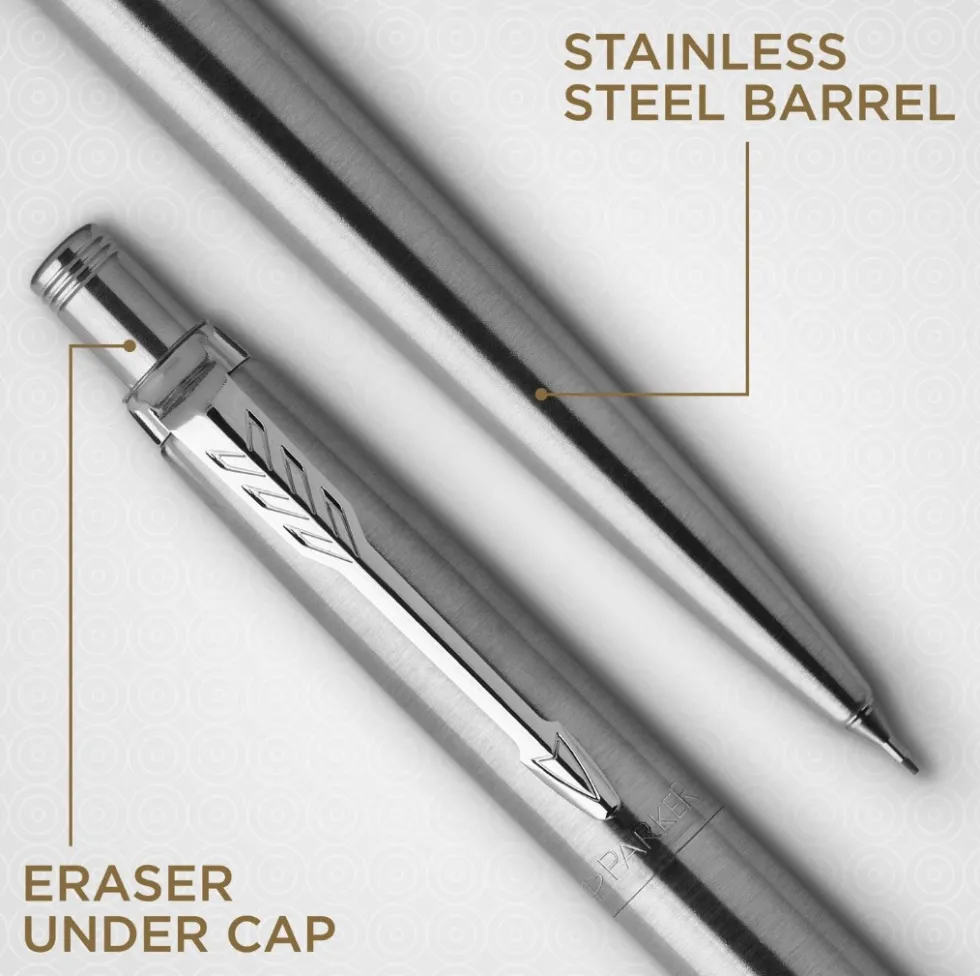 Ołówek mechaniczny Jotter w etui - Parker - Matt Steel, 0,5 mm