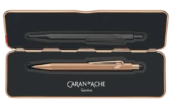 Ołówek mechaniczny 844 Premium z etui - Caran d'Ache - Brut Rose, 0,7 mm