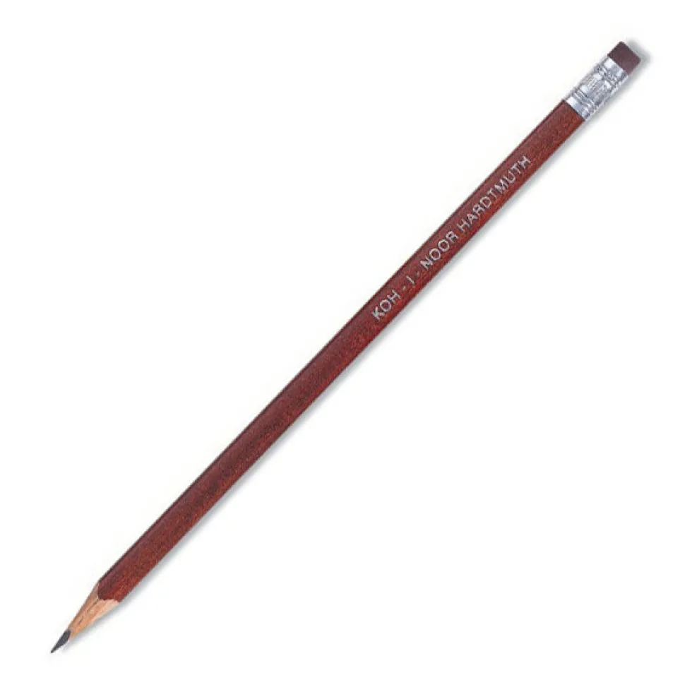 Ołówek trójkątny z gumką - Koh-I-Noor - HB