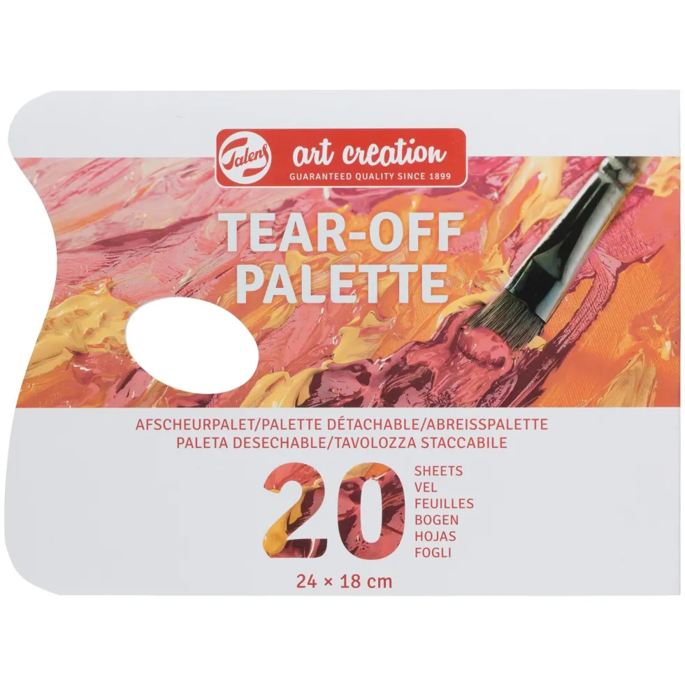 Paleta malarska papierowa, zrywalna - Talens Art Creation - 20 arkuszy