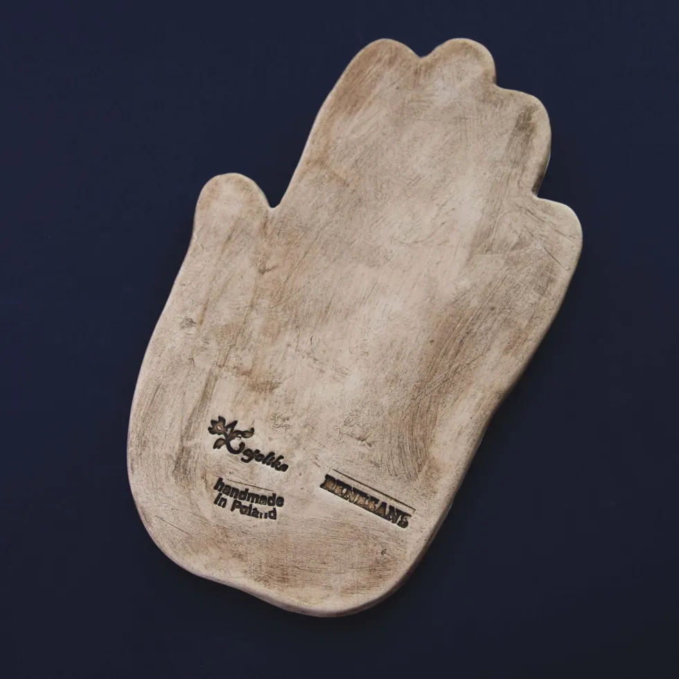 Paletka porcelanowa - Kajolika - Dłoń, 10 x 17 cm