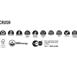 Papier Crush 250g - Almond, brązowy, migdałowy, A4