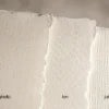 Papier czerpany - Kalander - biały, juta, A4