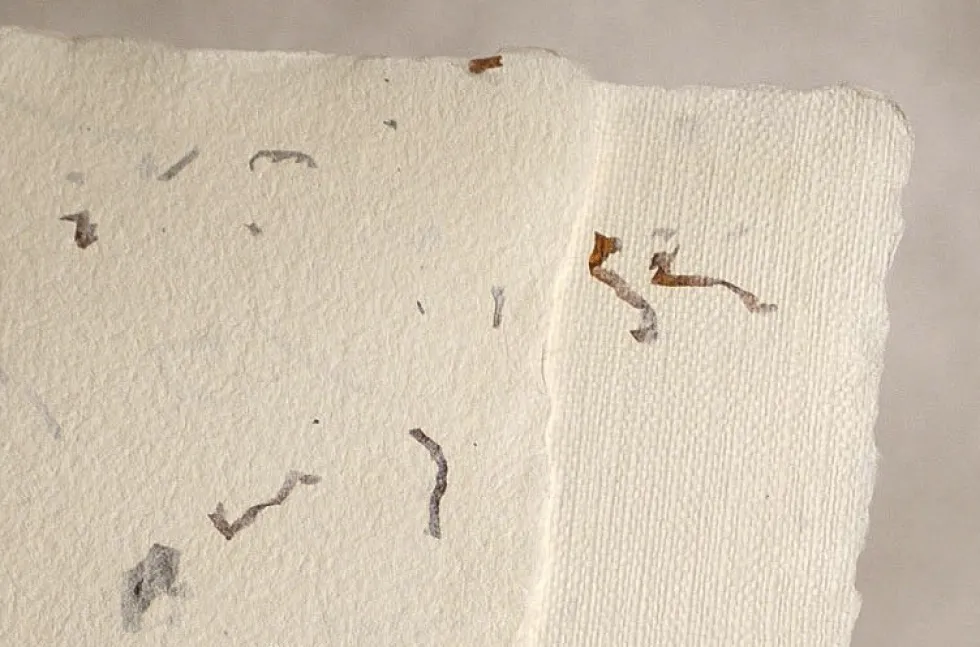 Papier czerpany - Kalander - tytoń, gładki, A5