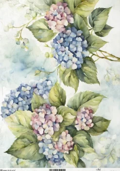Papier do decoupage A4 - ITD Collection - ryżowy, R2458