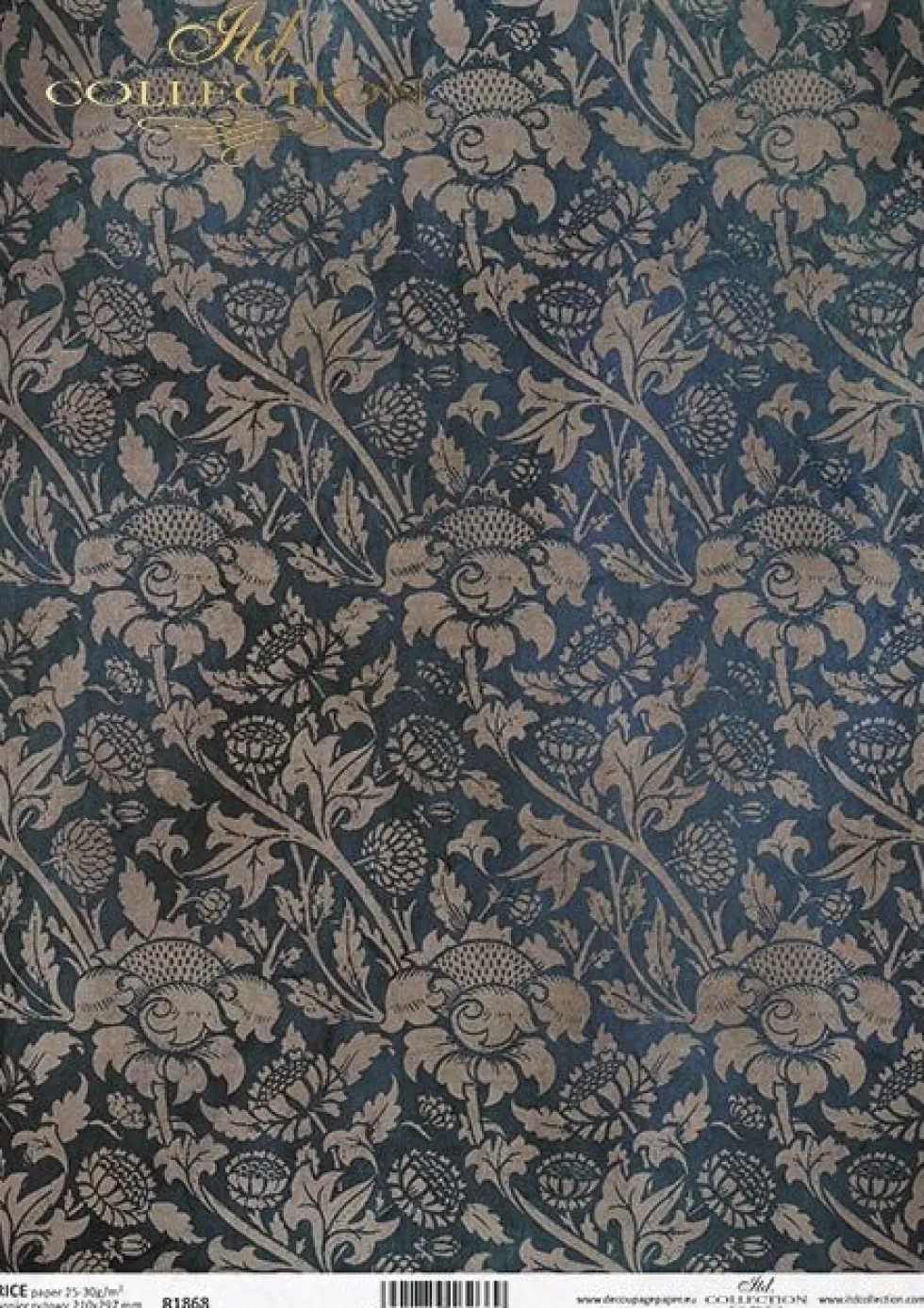 Papier do decoupage A4 - ITD Collection - ryżowy, R1868