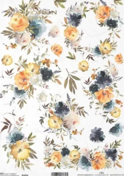 Papier do decoupage A4 - ITD Collection - ryżowy, R1207
