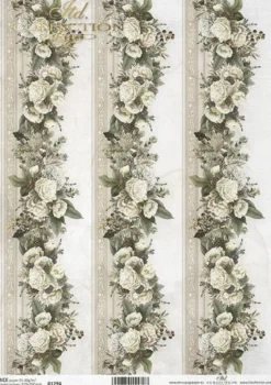 Papier do decoupage A4 - ITD Collection - ryżowy, R1797