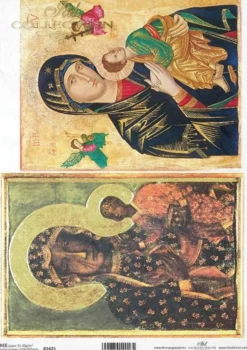 Papier do decoupage A4 - ITD Collection - ryżowy, R1620