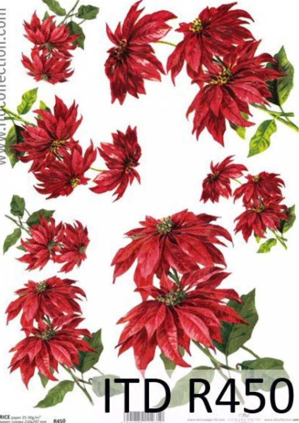 Papier do decoupage A4 - ITD Collection - ryżowy, R450