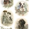 Papier do decoupage A4 - ITD Collection - ryżowy, R1012