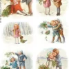 Papier do decoupage A4 - ITD Collection - ryżowy, R1001