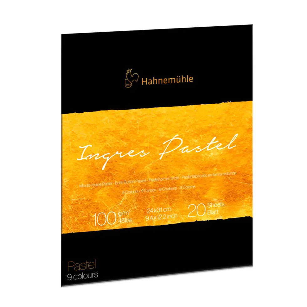 Papier do pasteli Ingres 24 x 31 cm - Hahnemühle - Colored 100 g/m2 20 ark.