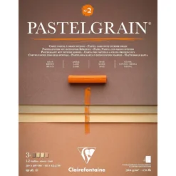 Papier do pasteli suchych PastelGrain No.2 - Clairefontaine - 30 x 40 cm 360 g 12 ark.