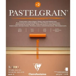 Papier do pasteli suchych PastelGrain No.2 - Clairefontaine - 18 x 24 cm 360 g 12 ark.