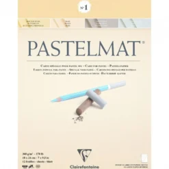 Papier do pasteli suchych Pastelmat - Clairefontaine - nr 1, 18 x 24 cm, 360g, 12 ark.