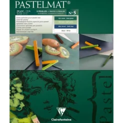 Papier do pasteli suchych Pastelmat - Clairefontaine - nr 5, 18 x 24 cm, 300g, 12 ark.