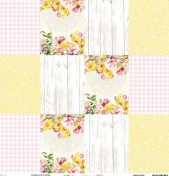 Papier do scrapbookingu 30,5 x 30,5 cm - Mintay - Blossom Serenity 06