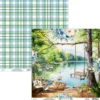 Papier do scrapbookingu 30,5 x 30,5 cm - Mintay - By The Lake 03
