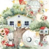 Papier do scrapbookingu 30 x 30 cm - Mintay - Childhood 04