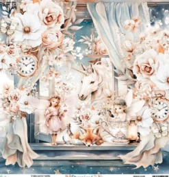 Papier do scrapbookingu 30,5 x 30,5 cm - Mintay - Dreamland 03