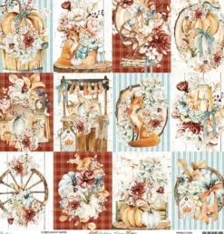 Papier do scrapbookingu 30,5 x 30,5 cm - Mintay - Golden Days 05