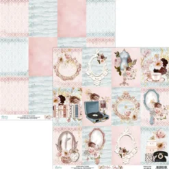 Papier do scrapbookingu 30,5 x 30,5 cm - Mintay - Her Story 06