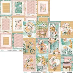 Papier do scrapbookingu 30,5 x 30,5 cm - Mintay - Joy of Life 06