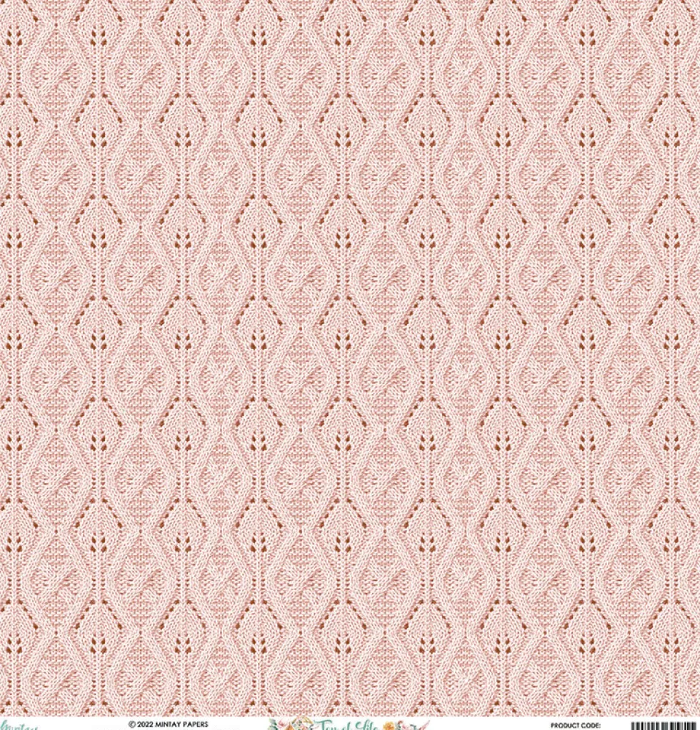 Papier do scrapbookingu 30,5 x 30,5 cm - Mintay - Joy of Life 01