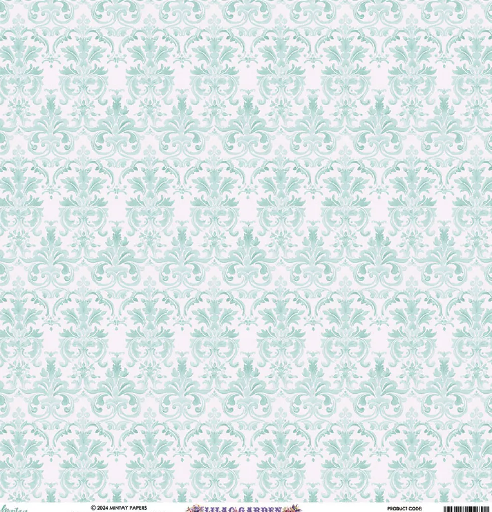 Papier do scrapbookingu 30,5 x 30,5 cm - Mintay - Lilac Garden 03