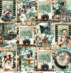 Papier do scrapbookingu 30,5 x 30,5 cm - Mintay - Photographer 06