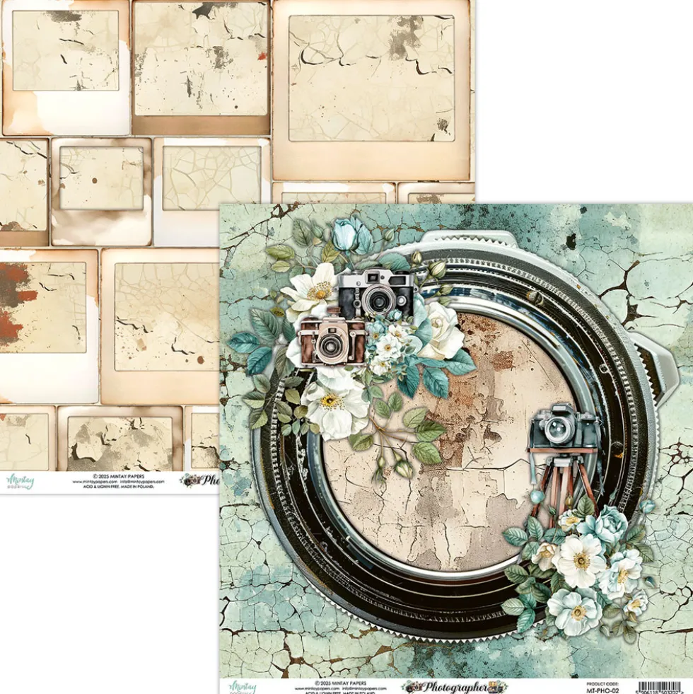 Papier do scrapbookingu 30,5 x 30,5 cm - Mintay - Photographer 02