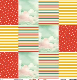 Papier do scrapbookingu 30,5 x 30,5 cm - Mintay - Playtime 06