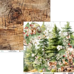 Papier do scrapbookingu 30,5 x 30,5 cm - Mintay - Wildwood Secrets 03