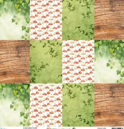 Papier do scrapbookingu 30,5 x 30,5 cm - Mintay - Wildwood Secrets 06