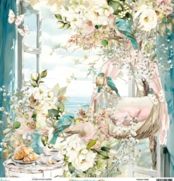Papier do scrapbookingu 30,5 x 30,5 cm - Mintay - Winged Melodies 02
