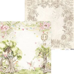 Papier do scrapbookingu 30,5 x 30,5 cm - Piątek Trzynastego - Believe in Fairies 01