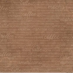 Papier do scrapbookingu 30,5 x 30,5 cm - Piątek Trzynastego - Coffee Break 06